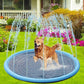 PVC Sprinkler Splash Mat for Kids Outdoor Lawn Water Fun, Diameter: 100CM
