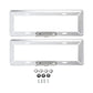 2 PCS Simple and Beautiful Car License Plate Frame Holder Universal License Plate Holder Car Accessories, License Plate Frame Holder