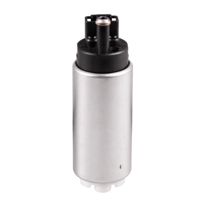 High pressure in-tank fuel pump with black top and silver metal body
