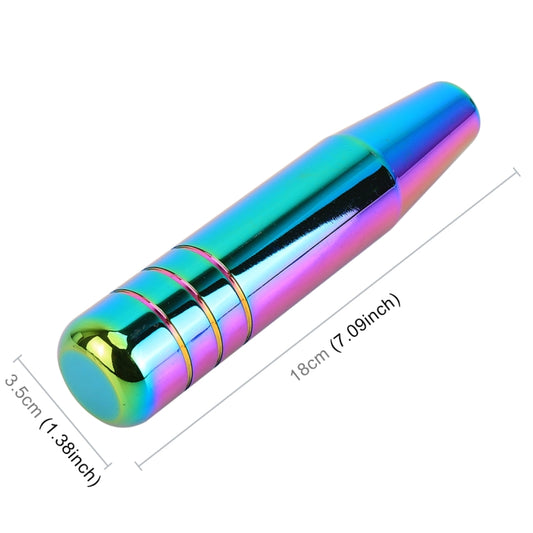 Universal Colorful Long Strip Shape Car Gear Shift Knob Modified Shifter Lever Knob, Length: 18cm, Length: 18cm (Colorful)
