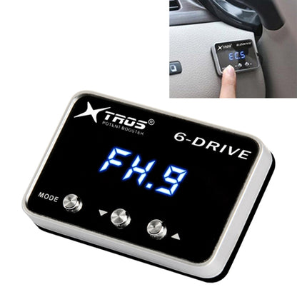 TROS 6-DRIVE electronic throttle controller with blue “FH.9” display and buttons