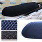 Waterproof scooter seat cover, black textured mesh with honeycomb pattern