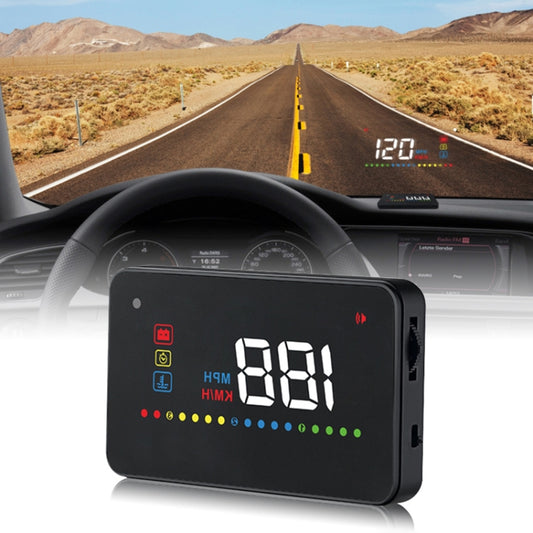 A200 OBD2 3.5 inch Vehicle-mounted Head Up Display Security System, Support Car Speed / Engine Revolving Speed Display / Water Temperature / Voltage, A200