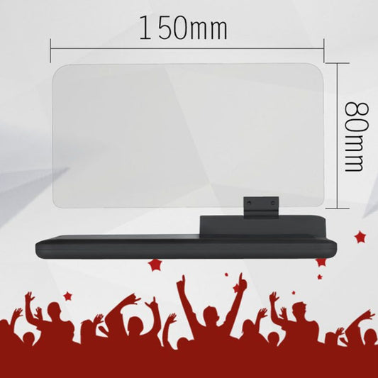 H6 Multi-function Car Smartphone Navigation Head Up Display Holder for 6 Inch Smartphone, H6