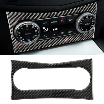 Car Air Conditioning Frame Carbon Fiber Decorative Sticker for Mercedes-Benz W204 2007-2010, Air Conditioning Frame