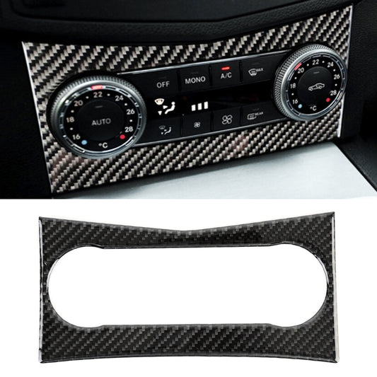 Carbon fiber dash air-conditioning frame sticker for car, wrap-around bezel with cutouts