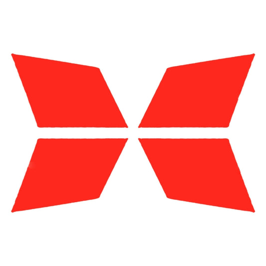 Four-piece wrist panel sticker set shown with red backing labels on each carbon fiber piece
