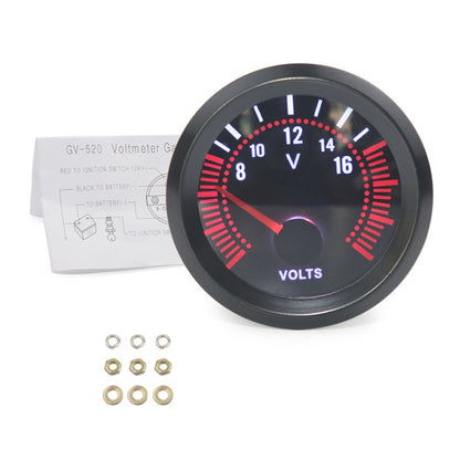 52mm 12V Universal Car Modified Voltmeter, Voltmeter