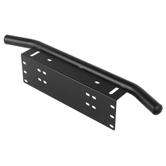 Universal License Plate Bumper Frame for Off-Road Jeep LED Work Light Bar Mounting Bracket with Front Bucket, Universal License Plate Bumper Fram, Universal License Plate Bumper Frame
