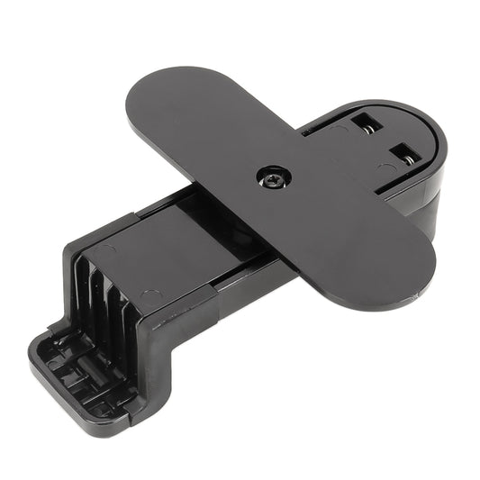 Universal car phone mount with black cradle and spring-style phone clamp