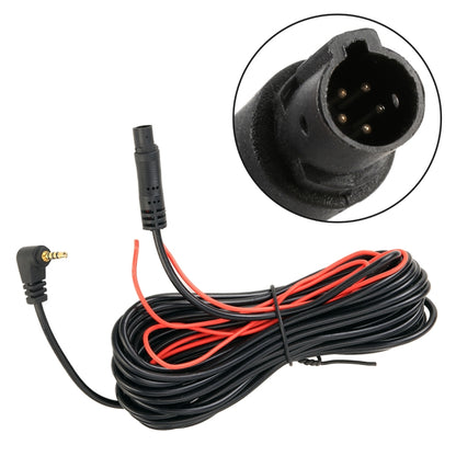Reversing camera extension cable with 5-pin connector and coiled wiring, 5.5m