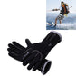 DIVE&SAIL black neoprene diving gloves with anti-slip palm texture and wrist strap cuff