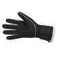 DIVE&SAIL black neoprene diving gloves with textured anti-slip palm and finger grips