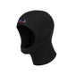 Black neoprene dive hood with face opening and DIVE & SAIL logo patch