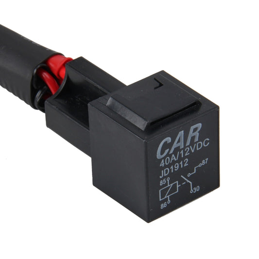 DC 12V 40A H4 Bulb Strengthen Line Group HID Xenon Controller Cable Relay Wiring, H4
