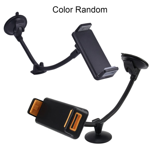 Car tablet cradle with dual suction bases and adjustable curved arms