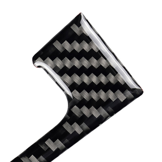 Car Carbon Fiber Gear Position Panel Frame Decorative Sticker for Volkswagen Golf 7 2013-2017, with Hole and Start and Stop, Left Drive, Gear Position Panel