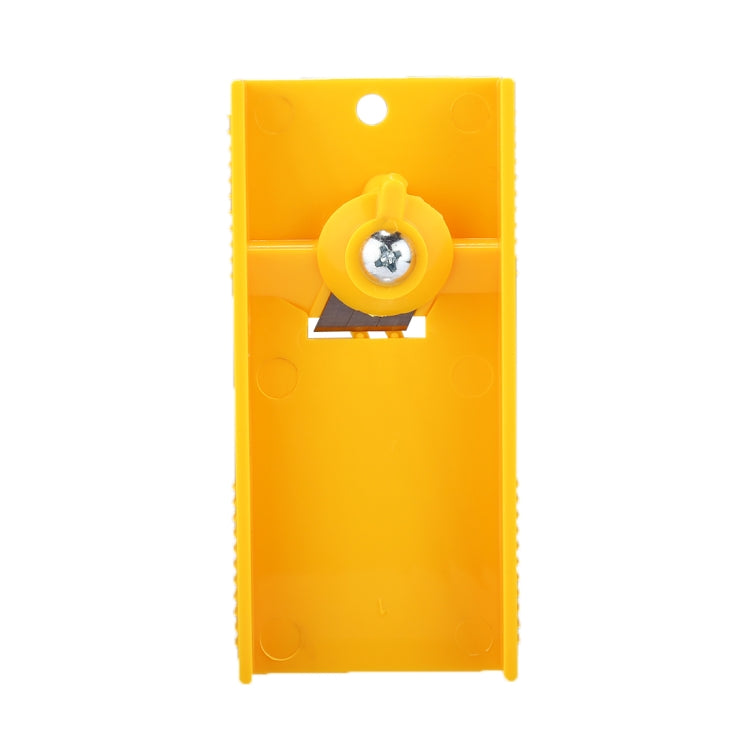 Yellow vinyl film cutter head with circular screw and blade slot
