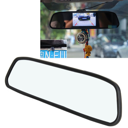 Car rearview TFT-LCD color monitor with bezel, showing reverse camera image on screen