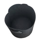 5-gallon fabric grow bag with carry handle, dark black non-woven planting container