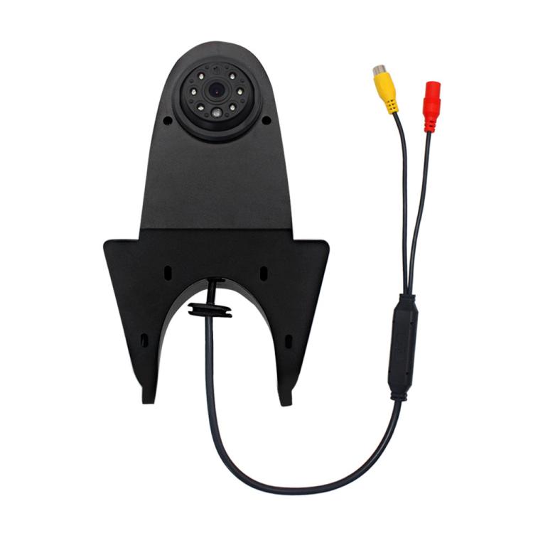 Reversing car camera module with bracket, lens housing, and RCA wiring leads