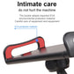 Red and black car seatback tablet phone holder with padded buckle clamp