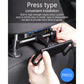 Black car seatback tablet phone holder press-install clamp for car seats