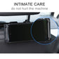 Black car seatback tablet phone holder holding a smartphone in cradle