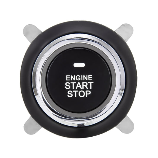 Smart Car Switch Car Engine Start Stop Switch Car Push Start Switch, with RFID Alarm System, Blue Light, Car Switch