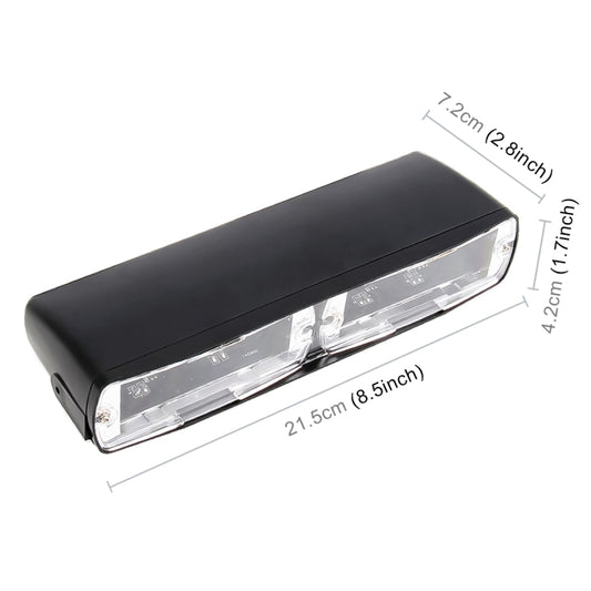 DC 12V 4.2W 16LEDs Crystal Lamp Beads Car Windshield Warning Lamp 18 Flash Patterns(Adjustable) , CMS5390BL, CMS5390LR, CMS5390RL, CMS5390WL, CMS5390WY, CMS5390YL