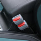 2 PCS RS-01 Universal Car Seat Belt Extension Buckle, Black