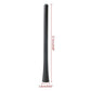 Black antenna mast with length and base size measurement markings