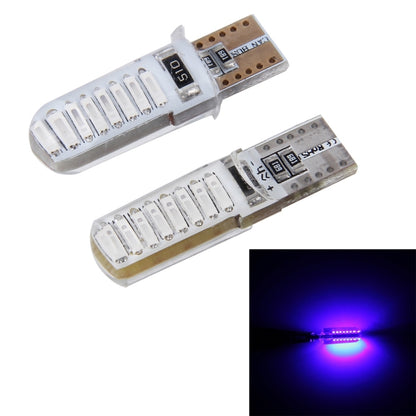T10 LED car clearance bulbs, blue glow, two-piece set with T10 base