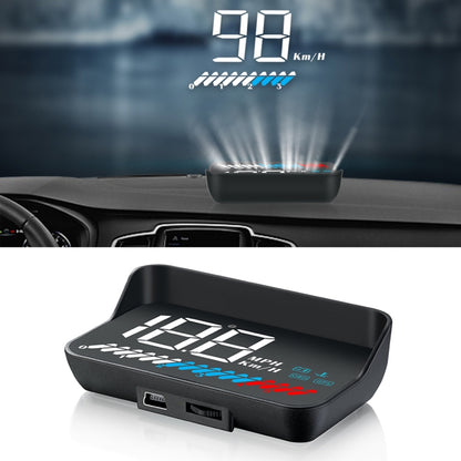 M7 3.5 inch Universal Car OBD2 + GPS HUD Vehicle-mounted Head Up Display Fuel Consumption, M7