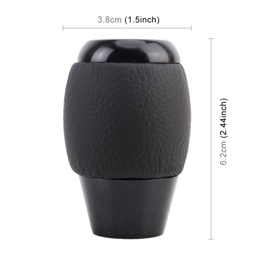 Universal Car Leather Metal Gear Shift Knob Modified Car Auto Transmission Shift Lever Knob, Shift Lever Knob