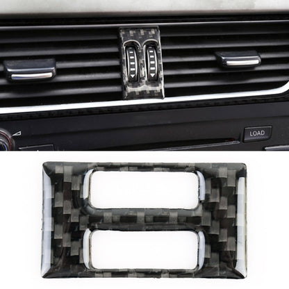 Car Carbon Fiber Air Conditioning Switch Decorative Sticker for Audi A4L / A5 / Q5 2009-2016, Air Conditioning Switch