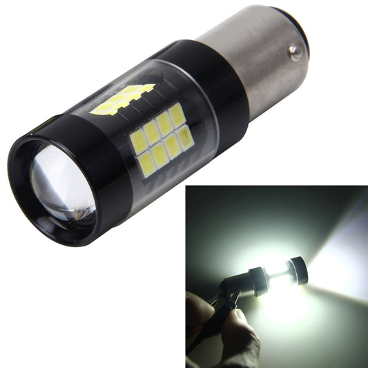 1157 white LED car brake and reverse bulb with black base and LED chips