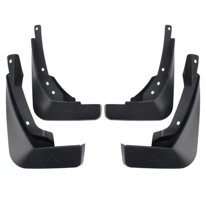4 PCS Car Auto Semi-Rigid PVC Splash Flaps Mudguards Fender Guard for Audi A4L 2016 Version, For 2016 A4L