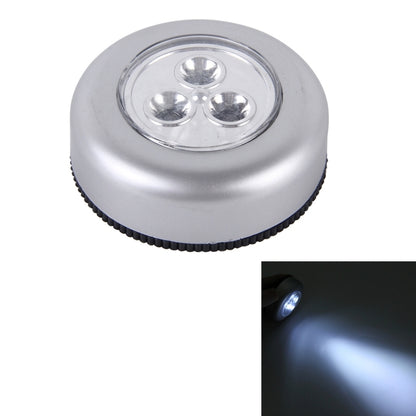 Car Universal Interior LED Stick Touch Lamp, 4 LEDs（Black）, 3 LEDs（White）