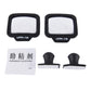 2 PCS 270 Degree Wide-angle Lens Magnetic Adjustable Rear View Mirror, 270 Degree Wide-angle Mirror