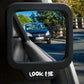 2 PCS 270 Degree Wide-angle Lens Magnetic Adjustable Rear View Mirror, 270 Degree Wide-angle Mirror