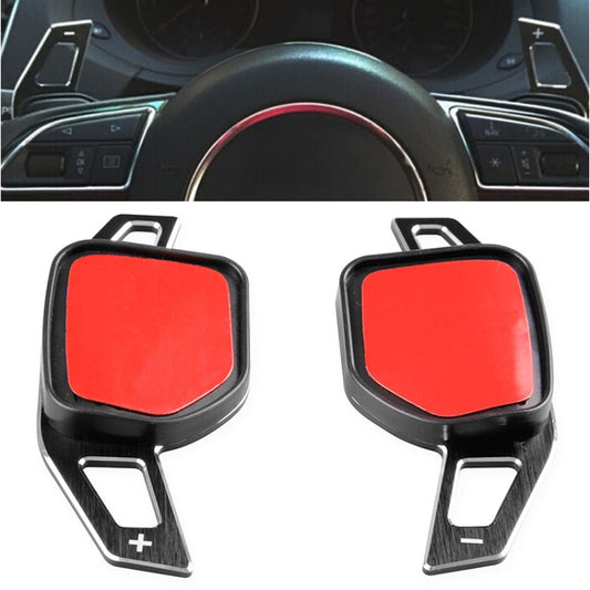 Car Modification Aluminum Paddle Shift Extensions for  Audi A1-A7 / Q5 Steering Wheel Gear Shifters, For Audi A1-A7 / Q5