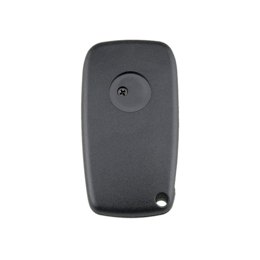For FIAT Car Keys Replacement 3 Buttons Car Key Case with Side Battery Holder, Black, Blue