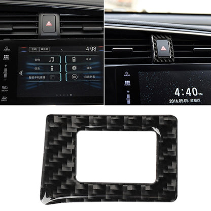 Carbon fiber double flash frame sticker, black carbon texture with square cutout