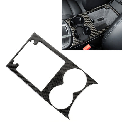 Carbon Fiber Car Water Cup Panel Decorative Sticker for Porsche Macan, Water Cup Panel