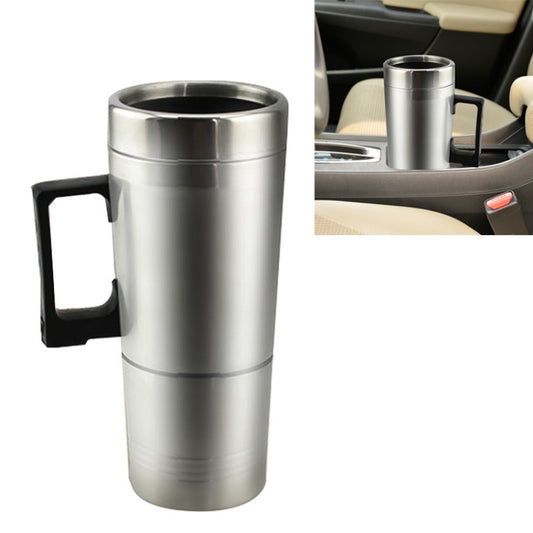 DC 12V Stainless Steel Car Electric Kettle Heated Mug Heating Cup with Charger Cigarette Lighter, Capacity: 300ML, DC 12V