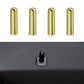 Car door lock cover caps, 4-piece set, gold metallic finish