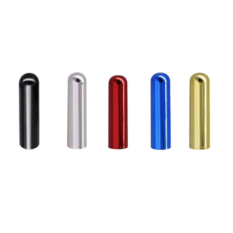 Car door lock cover caps set in mixed colors: black, silver, red, blue, gold
