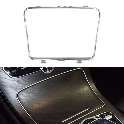 2056830900 Car Cup Holder Electroplating Trim Decorative Frame for Mercedes-Benz C Class W205, Cup Holder Electroplating Decorative Frame