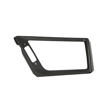 Left side AC vent panel, dark black matte finish with control dial opening
